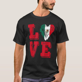 Camiseta Bandera de México Amar México 1