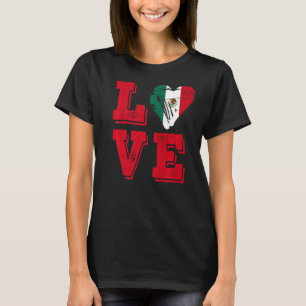 Camiseta Bandera de México Amar México 2