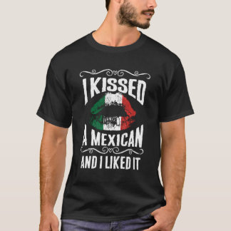 Camiseta Bandera De México Besé Un Gracioso Regalo Mexicano