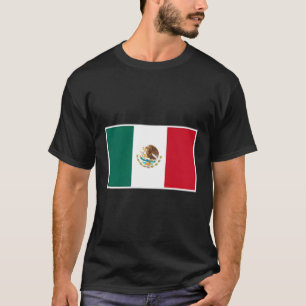 Camiseta Bandera de México con colores nacionales mexicanos