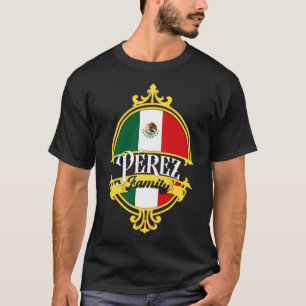 Camiseta Bandera de México de la familia Pérez 1
