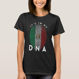 Camiseta Bandera De México Está En Mi Orgullo De Adn