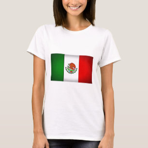 Camiseta Bandera de México estilizada