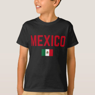Camiseta Bandera de MÉXICO Hombres Mujeres Niños MÉXICO