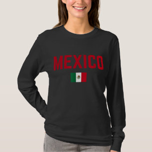 Camiseta Bandera de MÉXICO Hombres Mujeres Niños MÉXICO