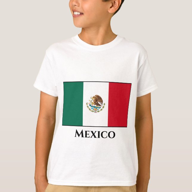 Camiseta Bandera de México (México) (Anverso)