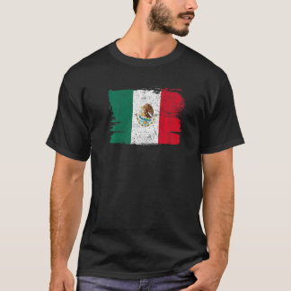 Camiseta Bandera de México Orgullo Amistad Orgullo Paz Vint