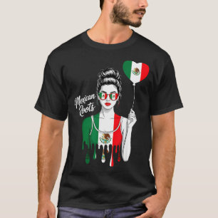 Camiseta bandera de México orgullo mexicano raíces mexicana