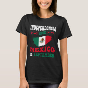Camiseta Bandera de México Orgullo por la independencia de 