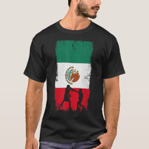 Camiseta Bandera de México para el diseño de boxeo