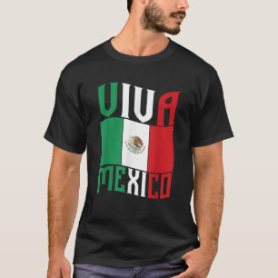 Camiseta Bandera de México Patriótico Orgullo Mexicano Viva