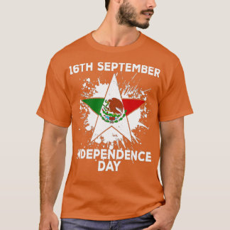 Camiseta Bandera de México Vintage 16 de septiembre Indepen