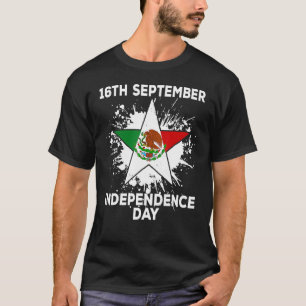 Camiseta Bandera de México Vintage 16 de septiembre Indepen