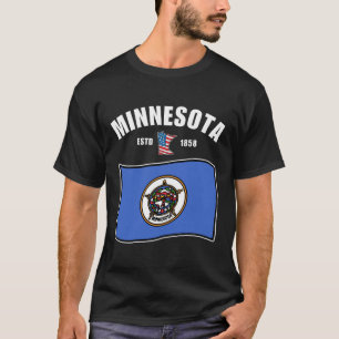 Camiseta bandera de Minnesota