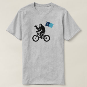 Camiseta Bandera de Minnesota para ciclismo de pie gigante