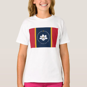Camiseta Bandera de Misisipi