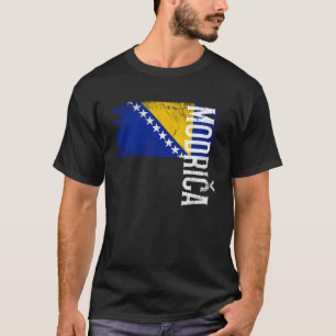Camiseta Bandera De Modrica En Bosnia Para Hombres Mujeres 