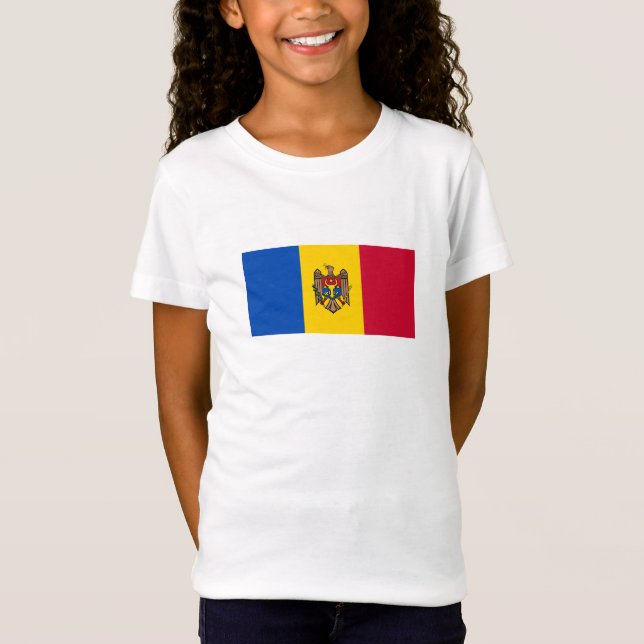 Camiseta Bandera de Moldavia (Anverso)