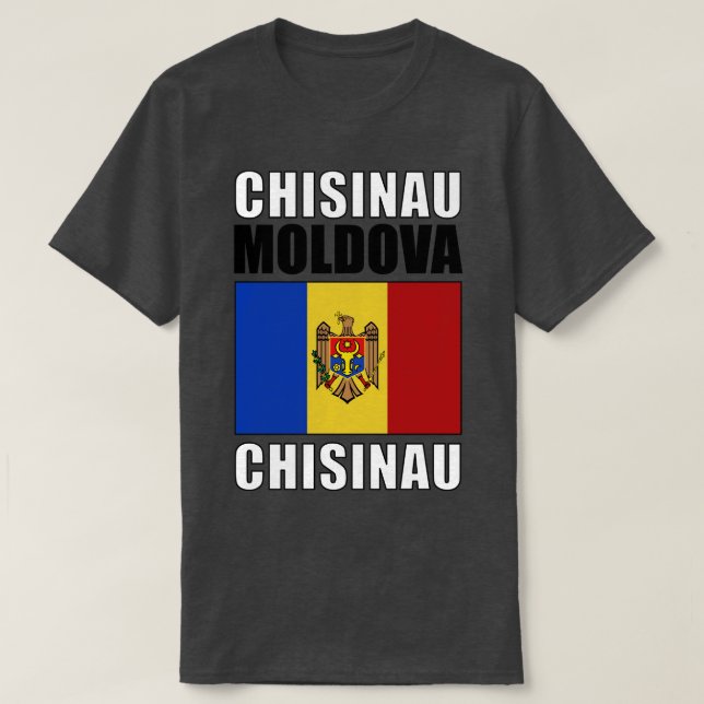 Camiseta Bandera de Moldavia (Diseño del anverso)