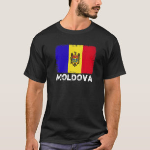 Camiseta Bandera de Moldavia apoya a hombres moldavos