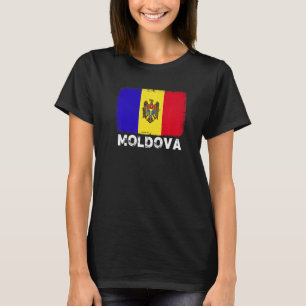 Camiseta Bandera de Moldavia apoya a hombres moldavos
