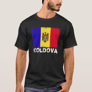 Camiseta Bandera de Moldavia apoya a hombres moldavos