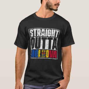 Camiseta Bandera de Moldavia directamente fuera de Moldavia