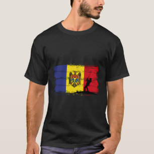 Camiseta Bandera de Moldavia Pesca Moldavia