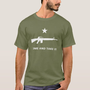 CAMISETA BANDERA DE MOLON LABE M16 GONZALES