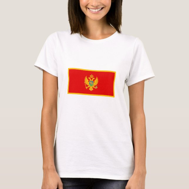 Camiseta Bandera de Montenegro (Anverso)