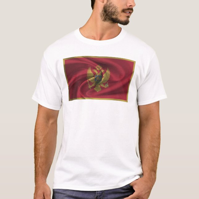Camiseta Bandera de Montenegro (Anverso)