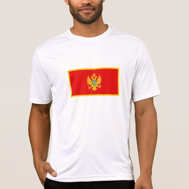 Camiseta Bandera de Montenegro (Anverso)