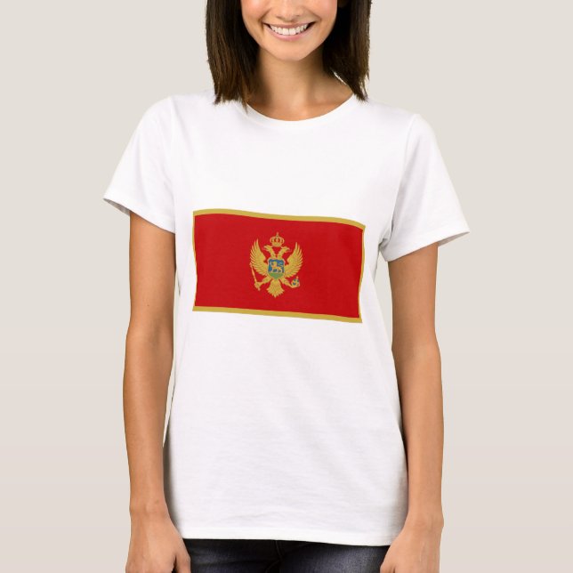 Camiseta Bandera de Montenegro (Anverso)