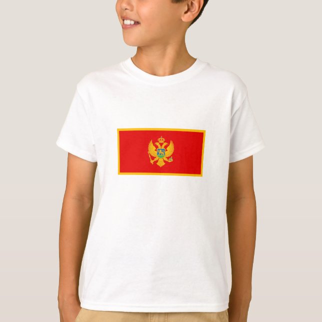 Camiseta Bandera de Montenegro (Anverso)