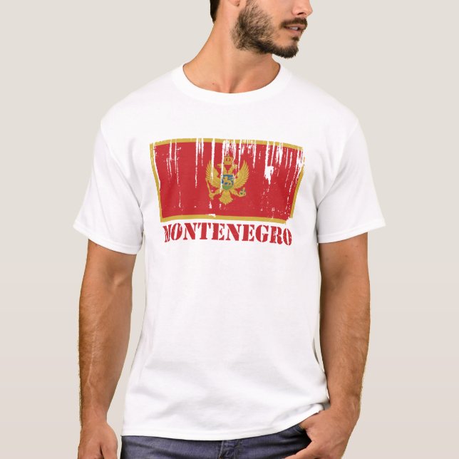 Camiseta Bandera de Montenegro (Anverso)