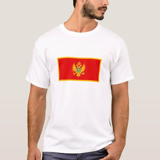 Camiseta Bandera de Montenegro (Anverso)
