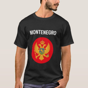 Camiseta Bandera de Montenegro Moderna