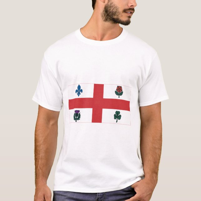 Camiseta Bandera de Montreal (Anverso)