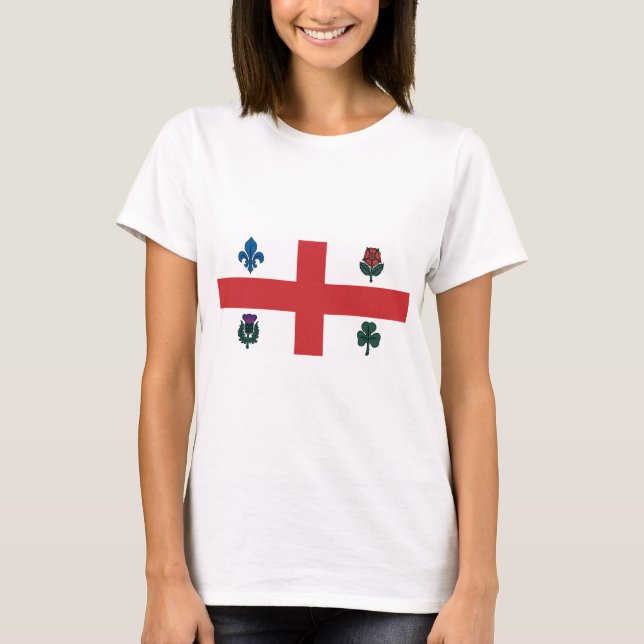 Camiseta Bandera de Montreal (Anverso)