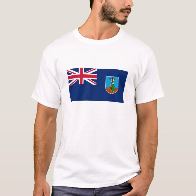 Camiseta Bandera de Montserrat (Anverso)