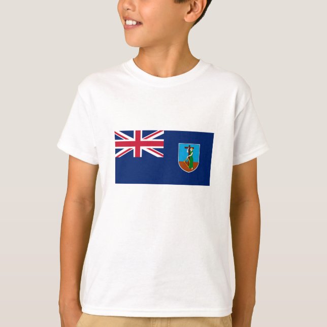 Camiseta Bandera de Montserrat (Anverso)