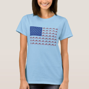 Camiseta Bandera de Moto Cross de Motocicleta