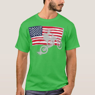 Camiseta Bandera de Motocross