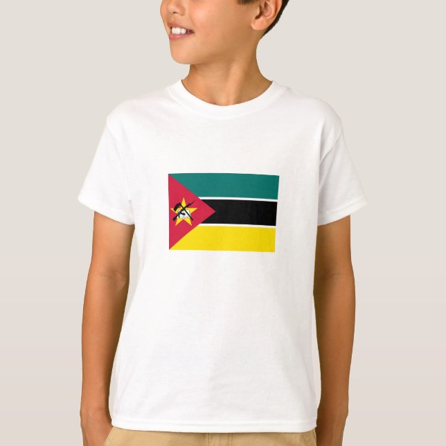Camiseta Bandera de Mozambique (Anverso)