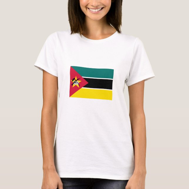 Camiseta Bandera de Mozambique (Anverso)