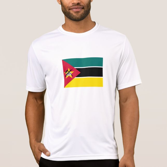 Camiseta Bandera de Mozambique (Anverso)