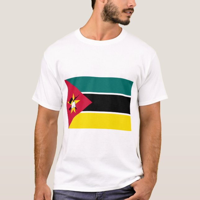 Camiseta Bandera de Mozambique (Anverso)