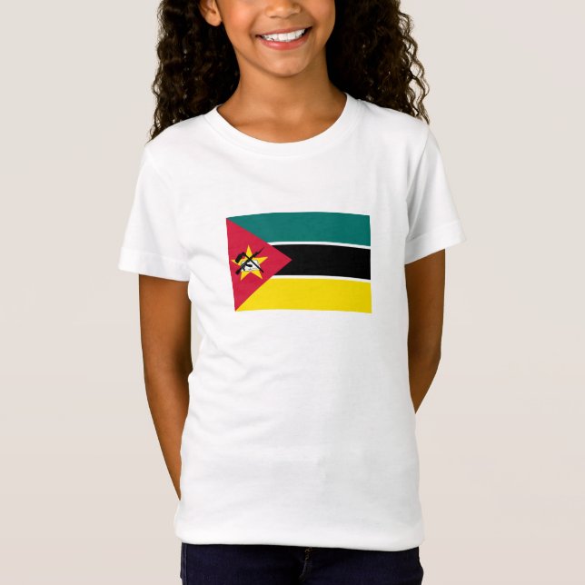 Camiseta Bandera de Mozambique (Anverso)