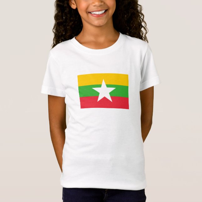 Camiseta Bandera de Myanmar (Anverso)