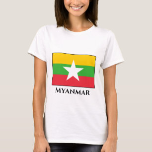 Camiseta Bandera de Myanmar